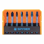 Spyder 7PC In. Impact Driver Bit Kit PH1 PH2 SQ1 SQ2 T20 And T25X2 19028. Fixed Price $17.98.