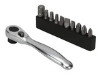 Performance Tool W475 1/4" Drive Mini Ratchet With Bits. Fixed Price $15.99.