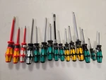 Wera Mixed Screwdriver Set - 15 Pcs. Fixed Price $120.00.