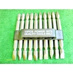 10 Pcs Double End Power Bit W/plastic Holder 3 1/2 Inch Long # Ph X 1/4" Slot. Fixed Price $25.23.