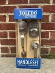Toledo Electronic Door Handleset With Keypad Satin Nickel V160E Co/ca US15. Fixed Price $80.00.