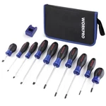 Workpro 10-PIECE Magnetic Screwdriver Set Phillips Slotted Flat Head. Fixed Price $19.99.