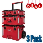 Milwaukee Packout 22 In. Modular Tool Box Storage System 250LBS Bundle Set. Fixed Price $369.97.