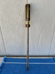 Vintage Crescent Tools Usa Screwdriver No. 343-12 17 Long Flathead. Fixed Price $14.95.