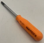 Matco Phillips Screwdriver 4.5" Length PSO4P1. Fixed Price $12.00.