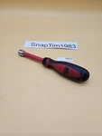 Mac Tools Nut Driver Red Soft Grip Handle ND95800-07 1/2". Fixed Price $18.99.