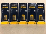 Irwin IWAF21SQ32 Square #3 X 1" Insert Bit Tool Steel Lot Of 5 Packs. Fixed Price $8.79.
