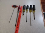Lot Of 6 Klein Tools - Screwdrivers & Nut And More Usa Good Condition.. Fixed Price $26.99.