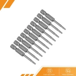 10PCS - 50MM 1/4" Hex Shank T7 Magnetic Torx Head Screwdriver Bits S2. Fixed Price $16.33.