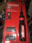Craftsman 13 Pc Ratcheting Telescoping Multi Bit Screwdriver Set CMHT68018 New. Fixed Price $15.00.
