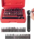 Tamper Proof Torx Bit T4-T40 Security Mini Ratchet Wrench 1/4-INCH Drive. Fixed Price $12.81.
