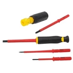 Stanley 4 Pc 1000V Insulated Screwdriver Set ((1) Pouch / (2) Handles Included). Fixed Price $29.95.