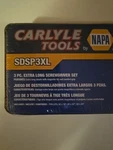 Napa Carlyle 3PC. Extra Long Screwdriver Set Phillips SDSP3XL 18" 22" 24". Fixed Price $35.00.