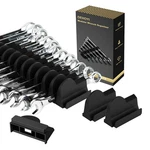 48 Pcs Dehoyi Magnetic Wrench Organizer Modular Tool Drawer Holder Black. Fixed Price $38.99.
