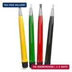4-PIECE Scratch Pen Set, Sanding Brushes Tools With Fiberglass, Steel, Bra. Fixed Price $15.86.
