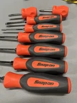 Nice! Snap Tools Made 8 Piece Combination Screwdriver Set Orange. Fixed Price $180.00.