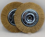 Brass Bench Grinder Wire Wheel Metal 1/2" & 5/8" Arbor, Norton New Lot Of. Fixed Price $14.00.