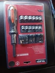 New Tool Bench Platinum Screwdriver Set 29 Pcs Quality Ratchet Sockets. Fixed Price $19.99.