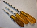 Vintage Xcelite G-5166 10", G-3164 8", G-???? 7" Clutch Screwdrivers Usa. Fixed Price $25.00.