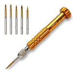 Yanpls Small Screwdriver Watch Glasses Mini Set, Micro Precision Tiny Gold. Fixed Price $10.99.