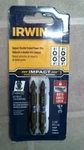 Irwin 1870982 #1 Impact Double Ended Power Bits, Free Shipping. Fixed Price $10.00.