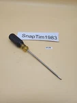 Stanley 66-097 3/16-INCH Vinyl Grip Light Blade Cabinet Tip Screwdriver. Fixed Price $20.99.