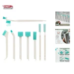 8-PIECE Small Cleaning Set For Tight Spaces, Mini Crevice Brushes H.... Fixed Price $9.99.