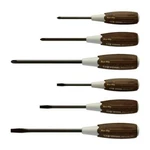 Vessel Tools 3006CS Wood-compo Non-slip Handle Screwdriver Set. Fixed Price $58.03.