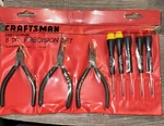 Rare Sears Craftsman Nos 8PC Precision Set Pliers Screwdrivers 45188 Mini Micro. Fixed Price $199.95.