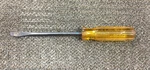 Irwin Screwdriver Yellow Handle Flathead No 400-6", Usa. Fixed Price $5.99.