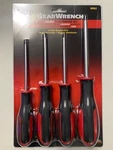 Gearwrench 80065 4 Pc. Square Dual Material Screwdriver Set. Fixed Price $20.00.