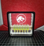 Jurassic Park Prop Replica Light Up Display Box Ob. Fixed Price $95.00.