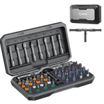 Magnetic Screwdriver Set 42 In 1 Multi Bit Portable Repair Tool Grey Saker. Fixed Price $59.99.