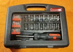Crescent Ratcheting W/sae & Metric Sockets,screwdriver Torx Bit Set,vgc. Fixed Price $29.00.