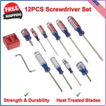 Craftsman Screwdriver Set, Assorted, 12PIECE (CMHT65044) With Alloy-steel Blades. Fixed Price $29.90.