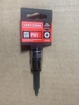 Craftsman Phillips Bit Socket 3/8 PH1 Screwdriver Tool CMMT44369. Fixed Price $11.50.
