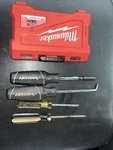 Milwaukee Set Few Missing ,long Pick,screwdriver,flat Head,. Fixed Price $20.00.