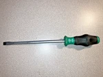 Wera 031427 Kraftform 1334 Comfort Screwdriver Flared Slotted Tip 1,6X10,0X200. Fixed Price $12.97.