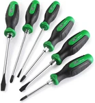 Sk 6-PIECE Magnetic Screwdriver Set, S2 Steel, 3 Slotted & Phillips. Fixed Price $50.33.