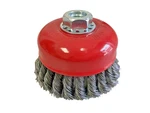 4''/100MM 1PC Heavy Duty Knotted Wire Cup Brush Wheel Valley 5/8''THREADED Arbor. Fixed Price $12.99.