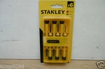 Stanley 6PCE Instrument Jewellers Screwdriver Set 66 052. Fixed Price $13.40.
