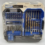 Kobalt 52 Piece Drill And Drive Set 1/4" Inch Hex Shank, Titanium Coating New. Fixed Price $9.99.