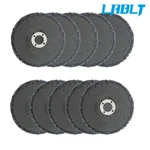 Lablt 10PACK 4" Strip Discs For Angle Grinder Wire Wheel Paint Remover Black. Fixed Price $23.04.