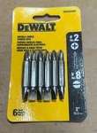 Dewalt #2 PHILLIPS/#8 Slotted Double Ended Power Bits - 6PACK #DW2024CR6. Fixed Price $6.99.