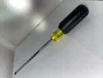 Klein Tools 605-6B 1/4" Wire Bending Cabinet 6" Round Shank Tip Screwdriver. Fixed Price $14.00.