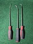 Snap-on 3 Tools Usa Red 16" Long Soft Grip Radiator Hose Picks SGA1712B. Fixed Price $119.99.
