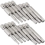 Yakamoz 2 Set Of 7PCS 1/4" Hex Shank Magnetic 5 Point Security Star One Size. Fixed Price $14.76.