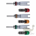 Vessel Ratchet Screwdriver 4 Pc Bit Set Trox Hex TD-6816MG Japan Thailand. Fixed Price $89.88.
