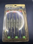 Kobalt 10-PIECE Precision Screwdriver Set With Case #0239462. Fixed Price $26.95.
