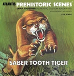 Atlantis Plastic Model Kit-prehistoric Scenes Saber Tooth Tiger. Fixed Price $32.06.